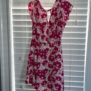Banana Republic Pink Flower Dress (never worn tags still on)